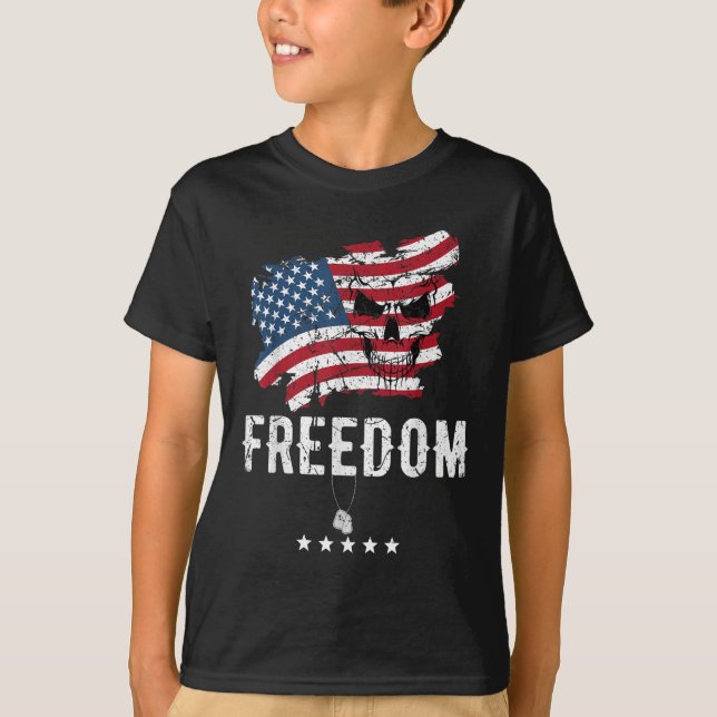 Memorial Day , 4th Of July, Independence , T-Shirt (Front)