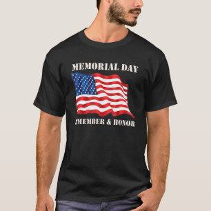 Memorial Day American Flag Remember Those That Gav T-Shirt