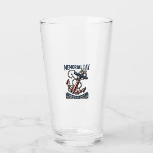 Memorial Day Anchor Remember Honour Vintage Shirt_ Glass