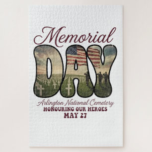 Memorial Day Arlington National Cemetery Jigsaw Puzzle