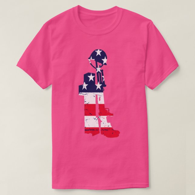 Memorial Day Battlecross  T-Shirt (Design Front)