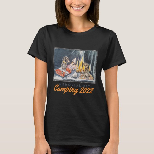 Memorial Day Camping 2022 T-Shirt (Front)
