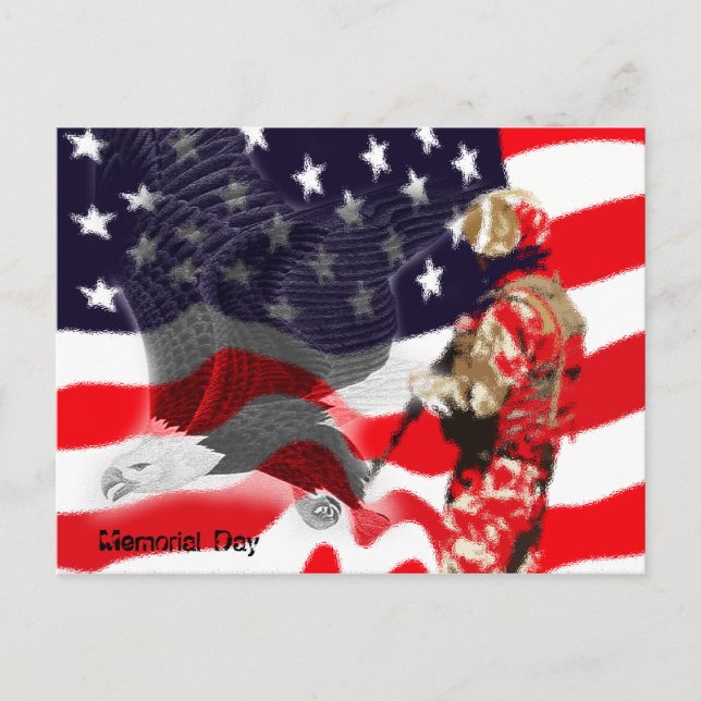 Memorial Day d5 Postcard (Front)