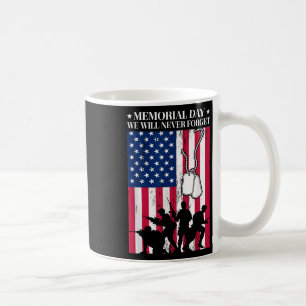 Memorial Day Design For Usa Military Men And Women Coffee Mug