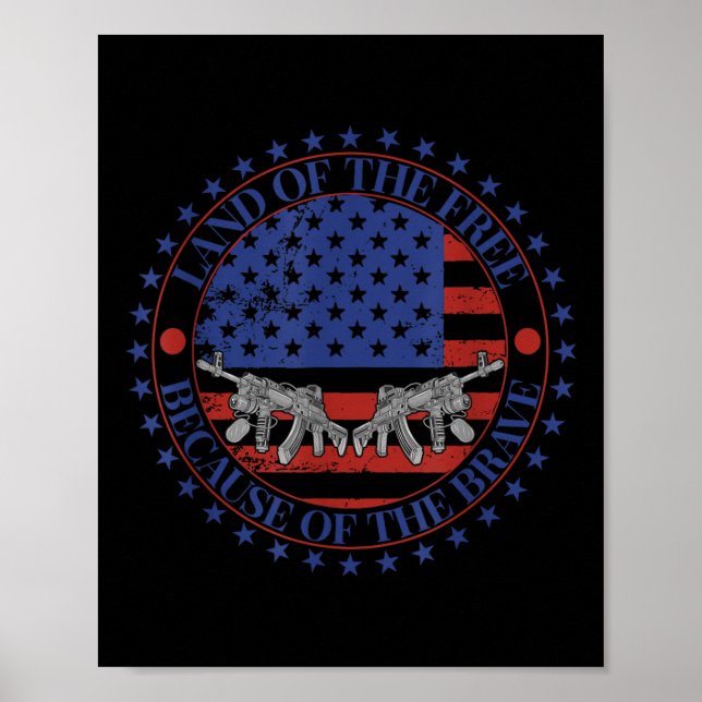 Memorial Day Design For Usa Military Men And Women Poster (Front)