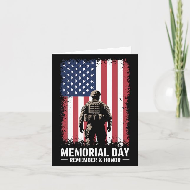 Memorial Day Dont Know But Owe Premium Card (Front)