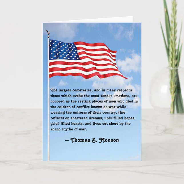 Memorial Day Greeting Card (Front)