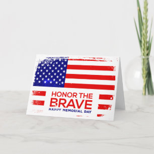 Memorial Day grunge Card