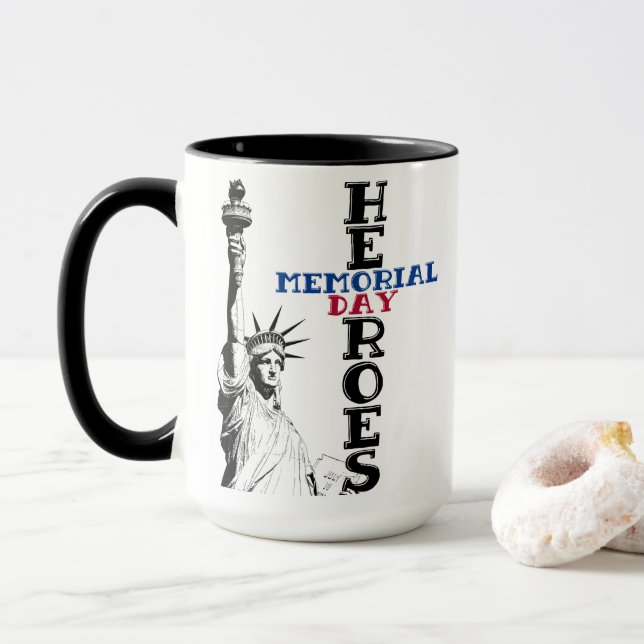 Memorial Day heroes  Mug (With Donut)