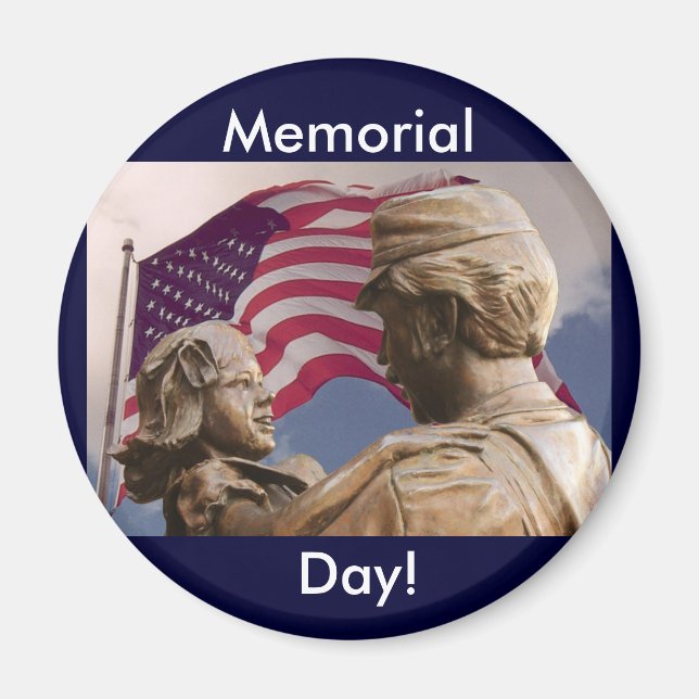 Memorial Day Homecoming Magnet (Front)