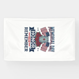 Memorial Day Honour and Remember Patriotic Shirt_1 Banner