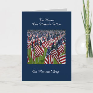 Memorial Day Honour Card