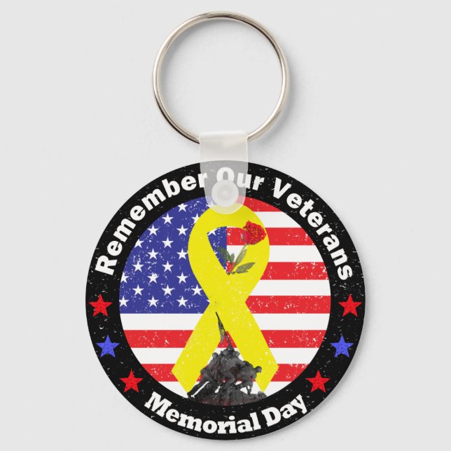 Memorial Day Key Ring (Front)
