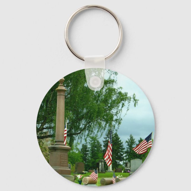 Memorial Day Key Ring (Front)