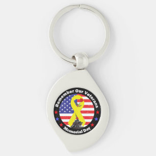 Memorial Day Key Ring
