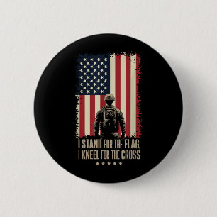 Memorial Day May We Never Forget Freedom Isnt 6 Cm Round Badge