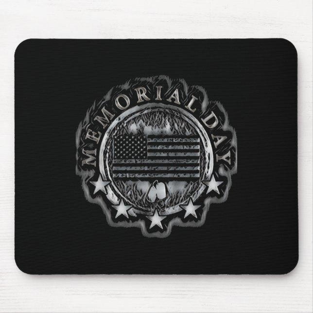 Memorial Day  Mouse Mat (Front)