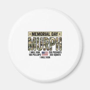 Memorial Day Murph Workout Vintage Vector Shirt_1 Magnet