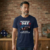 Memorial Day Never Forgotten Patriotic Soldier 