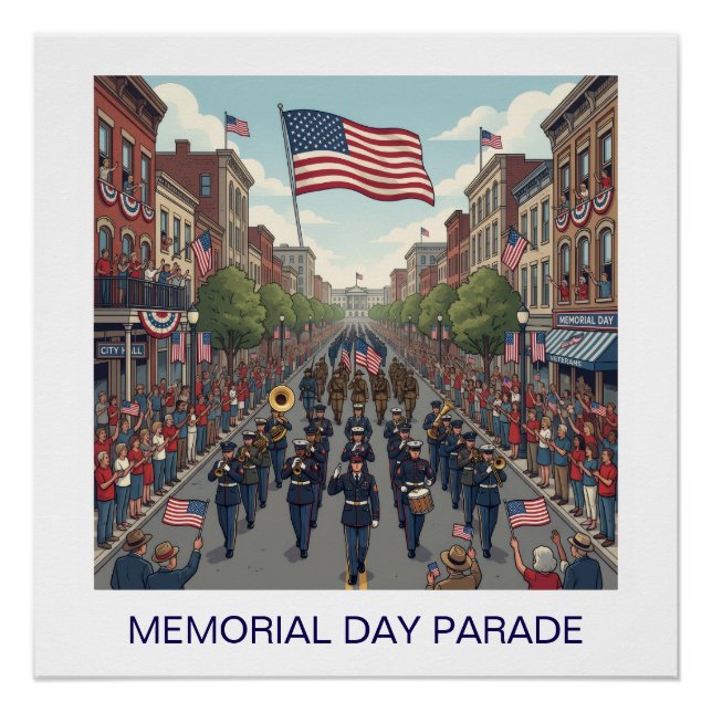 Memorial Day Parade Poster (Front)