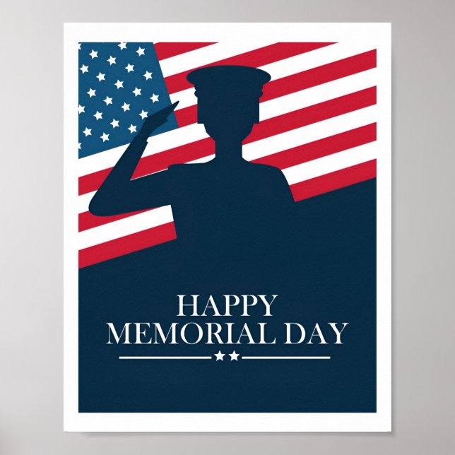 Memorial Day picture Poster (Front)