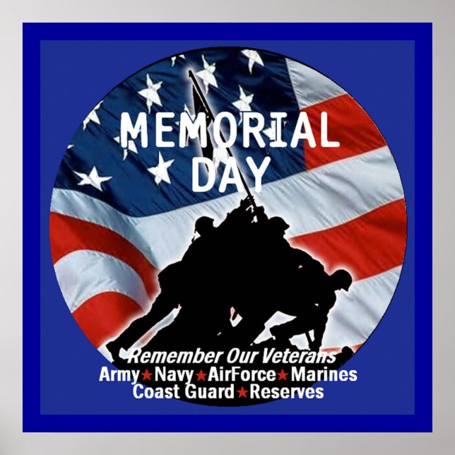 MEMORIAL DAY POSTER Print (Front)