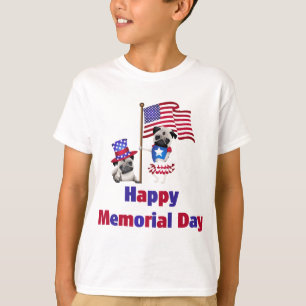 Memorial Day Pugs.png T-Shirt