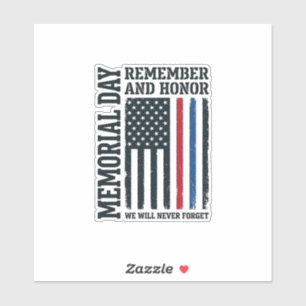 Memorial Day Remember And Honor Tribute Vector Des