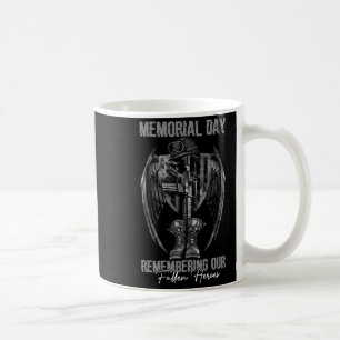 Memorial Day Remembering Fallen Heroes American Coffee Mug