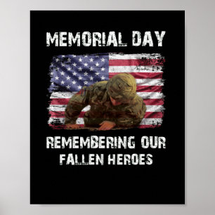 Memorial Day Remembering our Fallen Heroes Poster