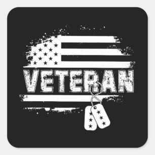 Memorial Day Remembering Our Fallen Heroes US Fait Square Sticker