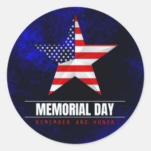 Memorial Day Round Sticker