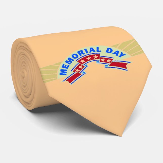 Memorial Day Stars - Tie (Rolled)