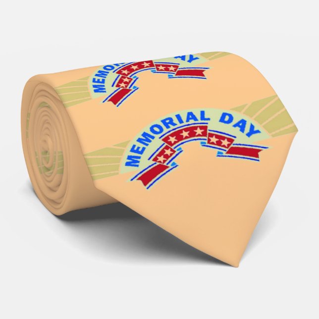 Memorial Day Stars - Tie (Rolled)