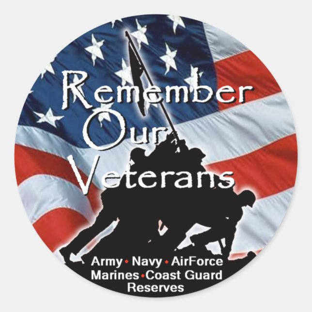 MEMORIAL DAY Sticker (Front)