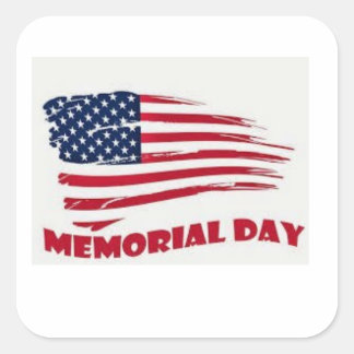 Memorial day sticker