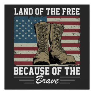 Memorial Day T-Shirt Memorial Day 4th July Poster