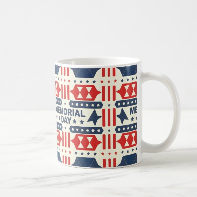 Memorial Day Tribute: Patriotic Art and Designs Coffee Mug (Right)