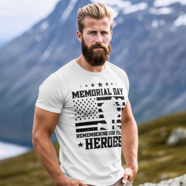 Memorial Day USA Flag Funny Party Veterans Day  T-Shirt (Creator Uploaded)