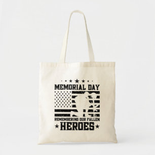 Memorial Day USA Flag Funny Party Veterans Day Tote Bag
