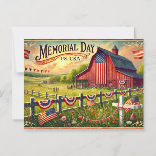  Memorial Day (USA) Postcard