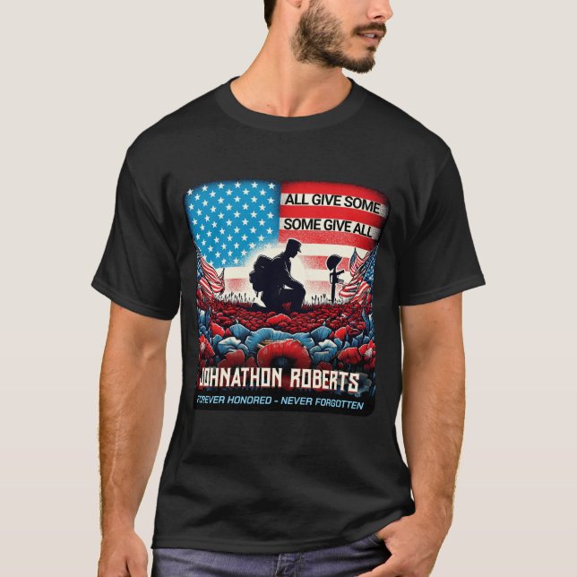 Memorial Day, Veterans Day T-Shirt (Front)