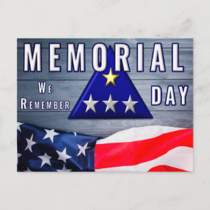 Memorial Day “We Remember”   Postcard