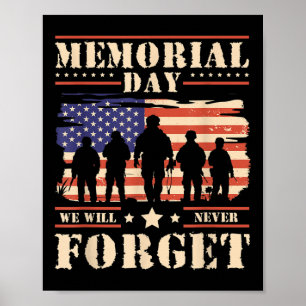 Memorial Day We Will Never Forget _1  Poster