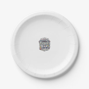 Memorial Day Weekend Crew Vintage Patriotic Shirt_ Paper Plate