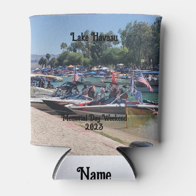 Memorial Day Weekend in Lake Havasu Can Cooler (Front)