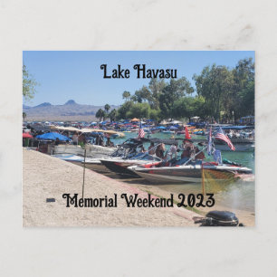 Memorial Day Weekend in Lake Havasu Postcard