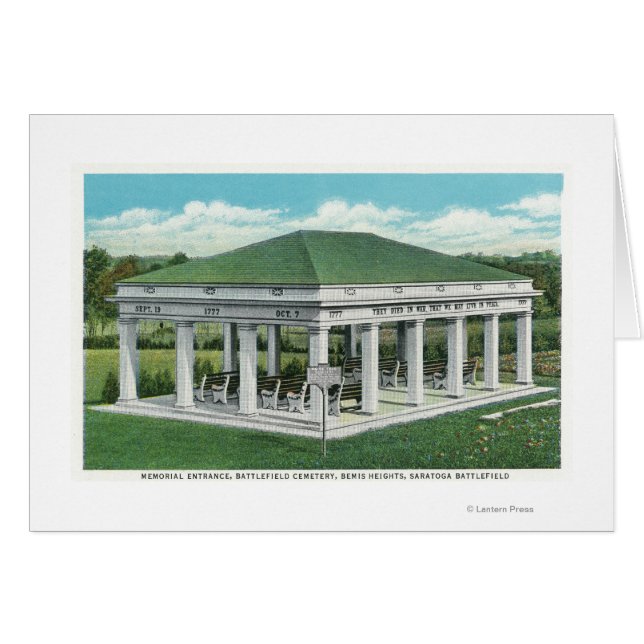 Memorial Entrance at Battlefield Cemetery View (Front Horizontal)