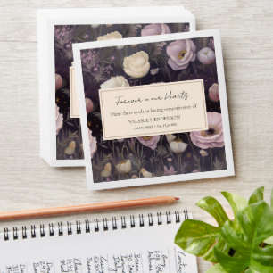 Memorial Floral Flower Seeds Funeral Keepsake Envelope