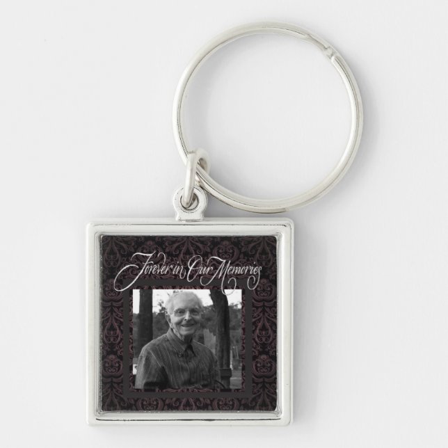 Memorial Forever Memories Keepsake Photo Key Chain (Front)